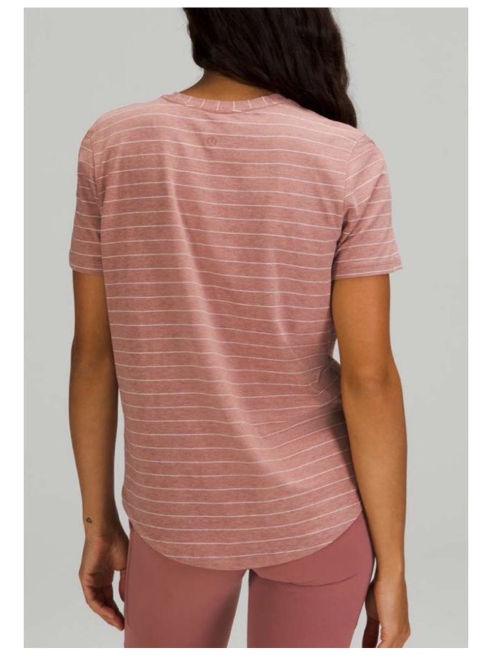 Lululemon Striped Love Tee Women’s 8 Spiced Chai